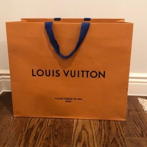 Authentic Large Louis Vuitton shopping bag